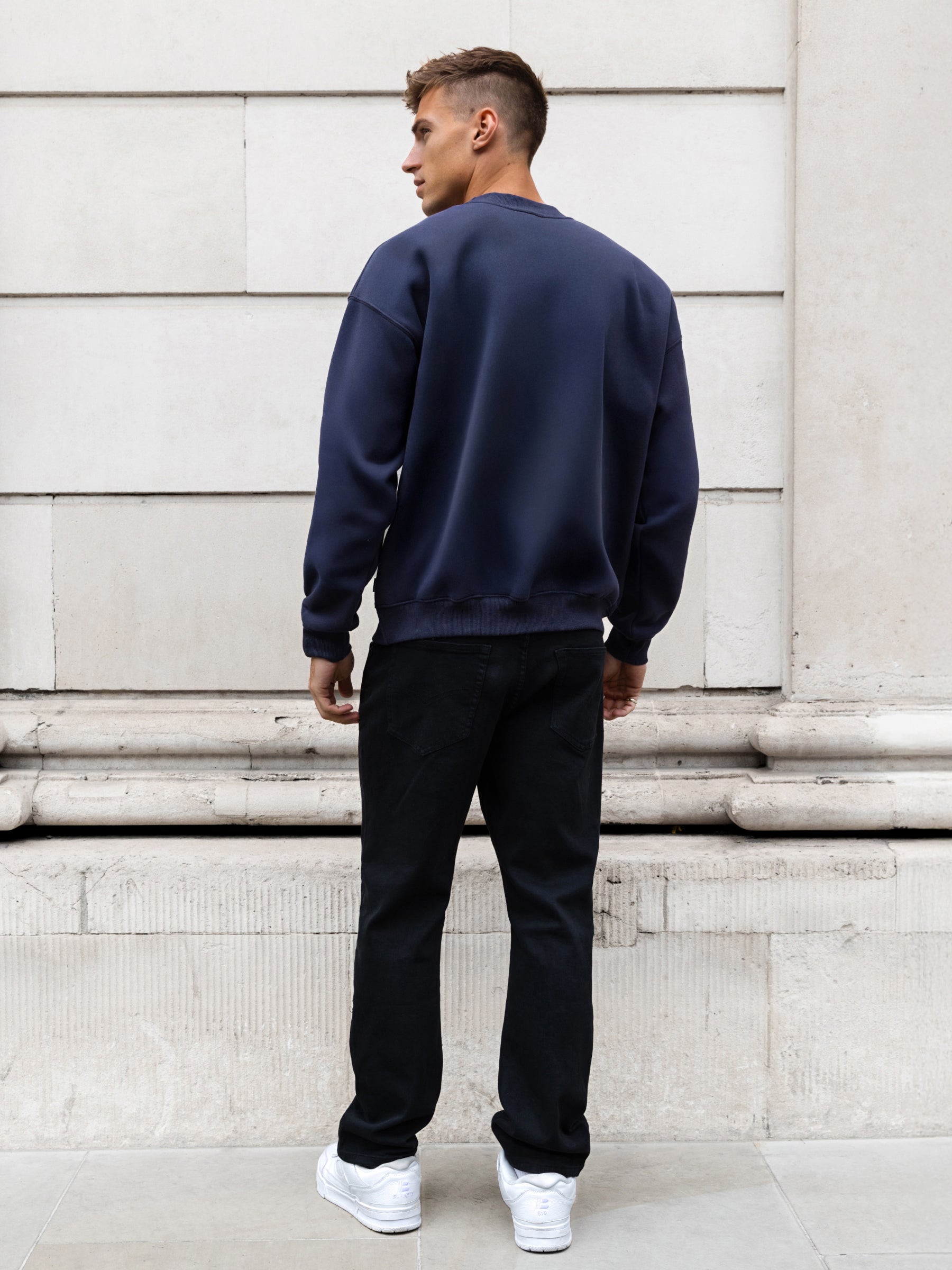 Marlo Relaxed Jumper - True Navy