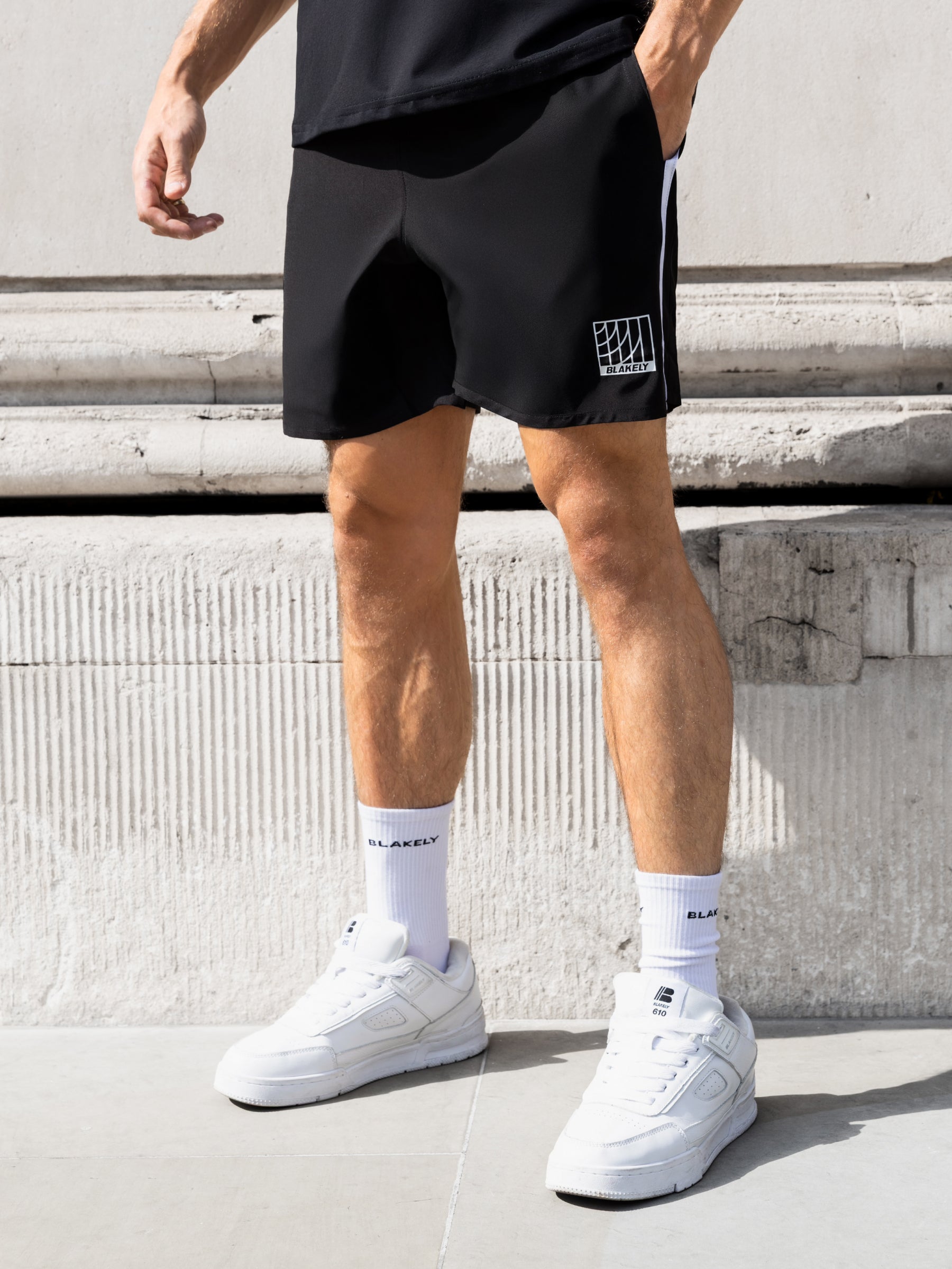 Odell Track Shorts - Black