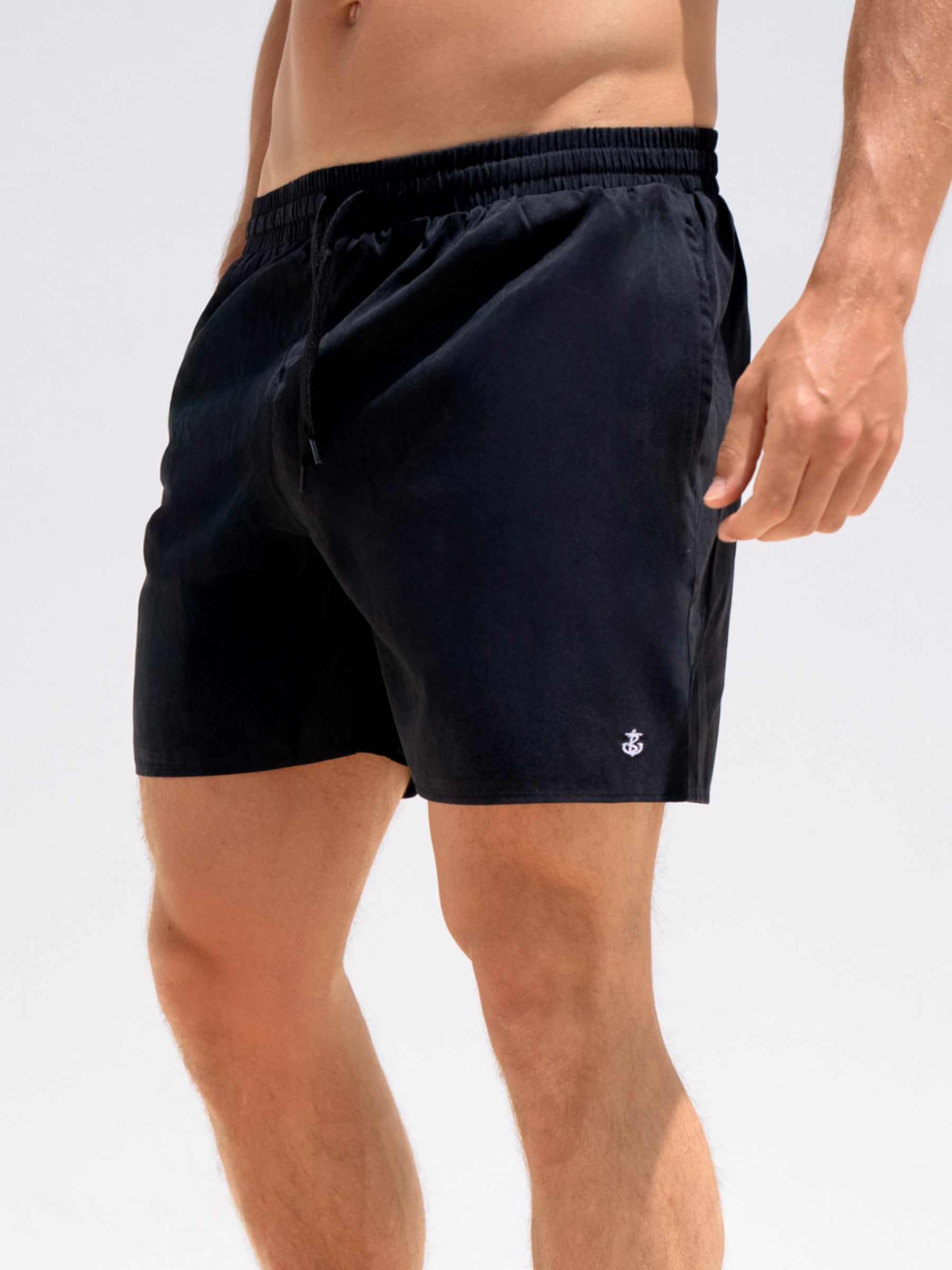Anchor Swim Shorts - Black