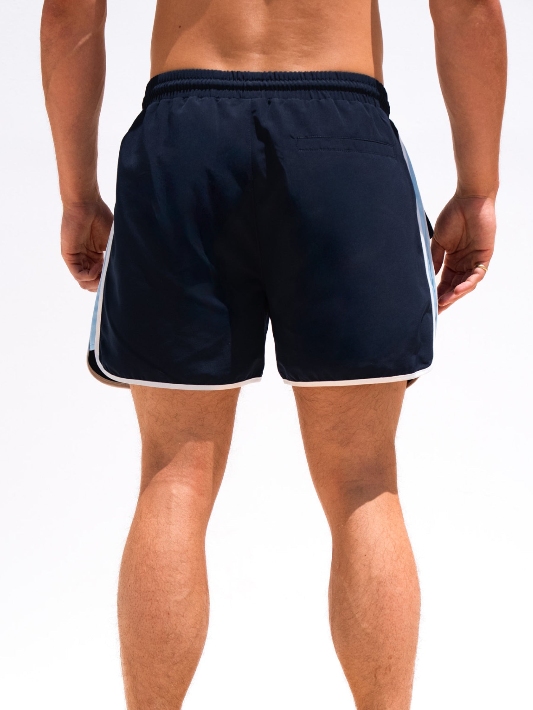 Panel Swim Shorts - Dark Navy