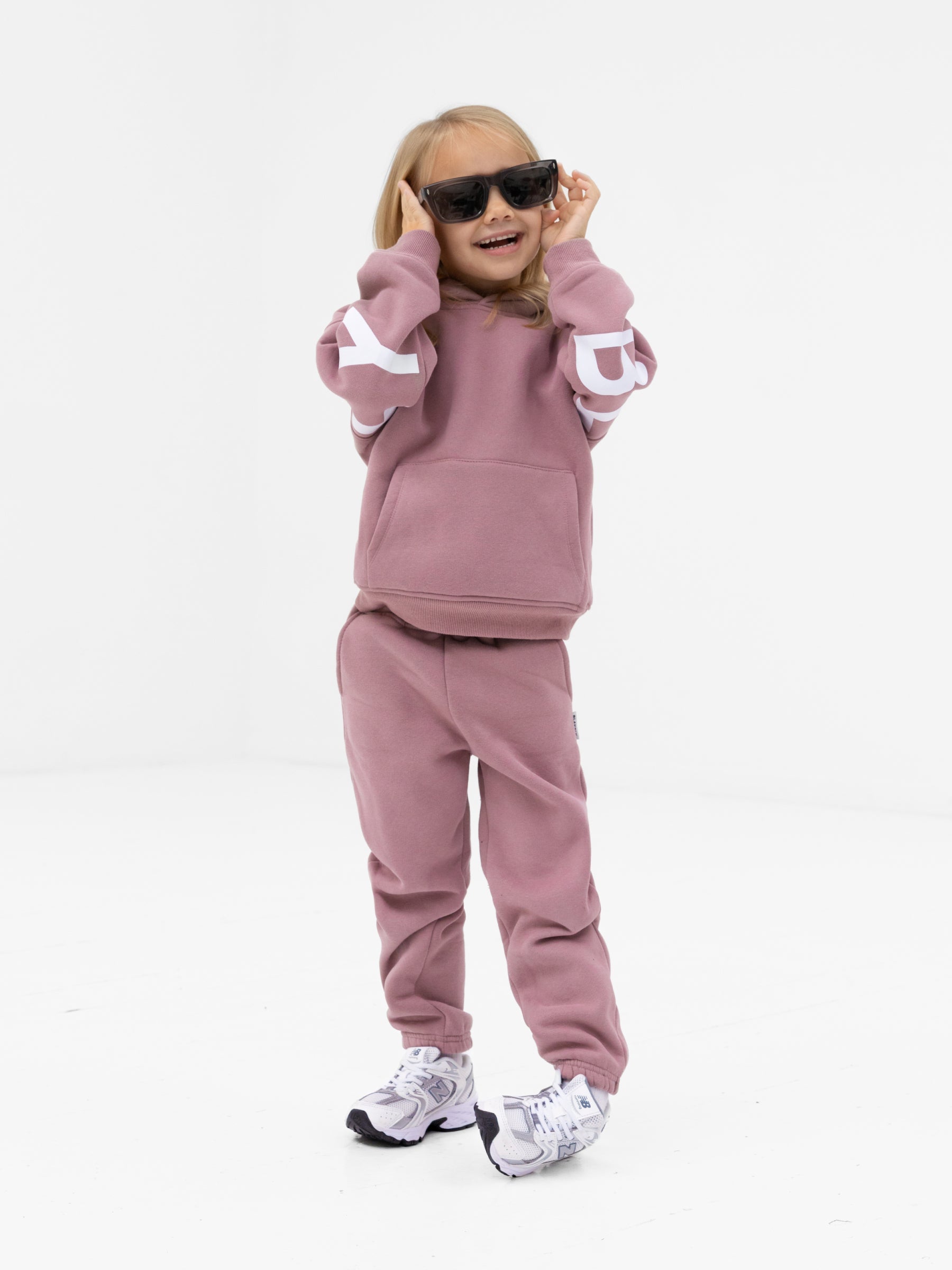 Mini Blakely Sweatpants - Dusty Pink