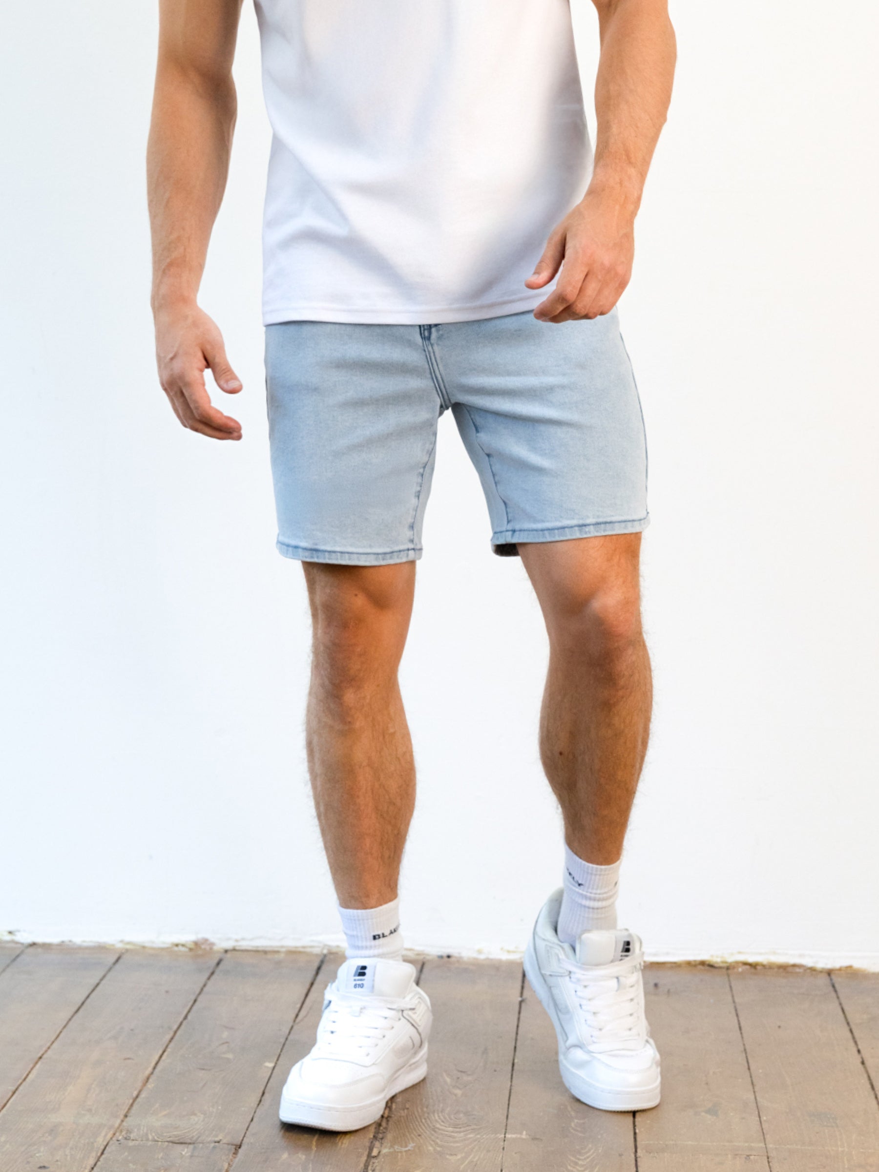 Blakely Denim Shorts - Blue